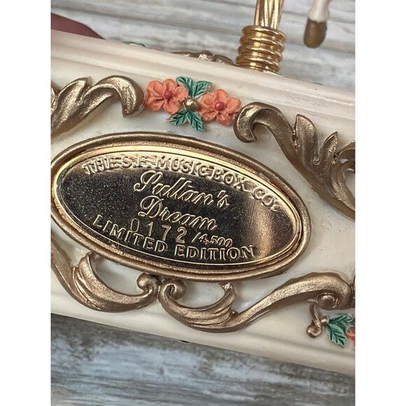 San Francisco Music Box Drdak Sultan’s Dream Carousel Music Box Plays Masquerade - Picture 5 of 16